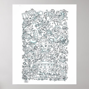 Póster Poster de color