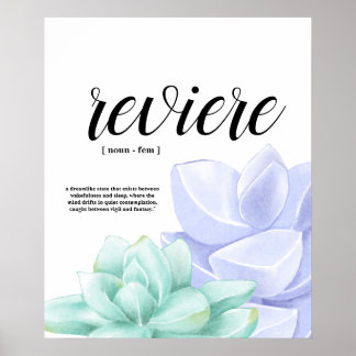 Póster Poster de color de agua exitosa - Minimalista