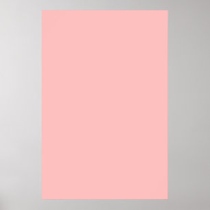 Póster Poster de color rosa pálido