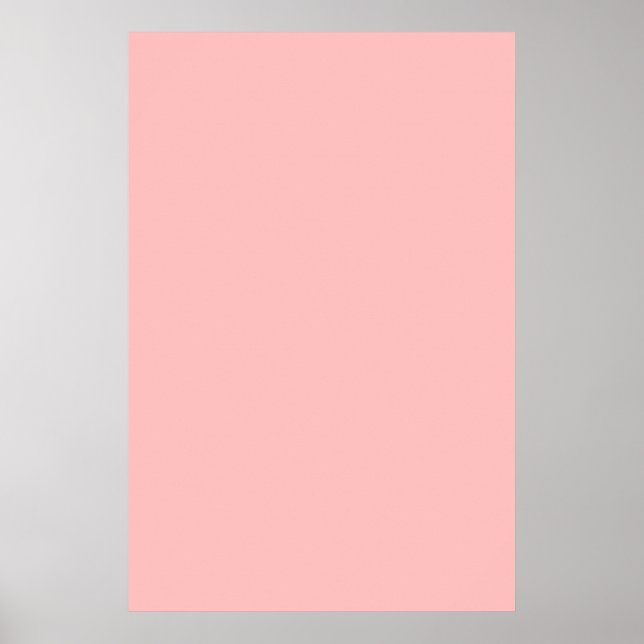 Póster Poster de color rosa pálido (Frente)