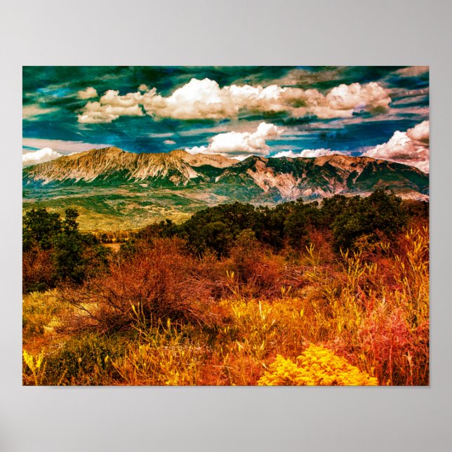 Póster poster de Colorado de 14" x 11" (Frente)