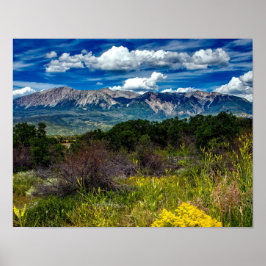 Póster poster de Colorado de 14" x 11"