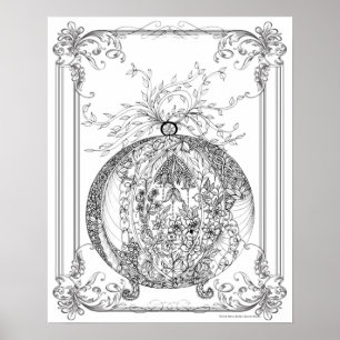 Póster Poster de Colores Adultos "For Love of Jamie Art"