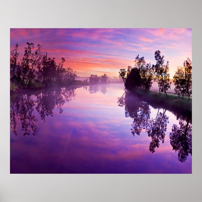 Póster Poster de colores del amanecer (Frente)