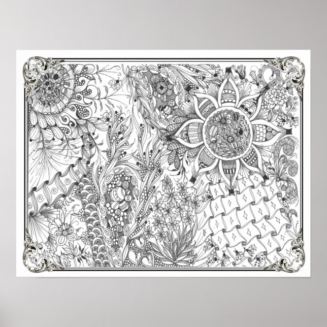 Póster Poster de colores "Ladybug, Ladybug" (Frente)