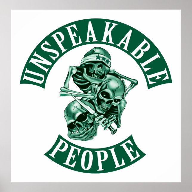 Póster Poster de colores verdes arriba (Frente)