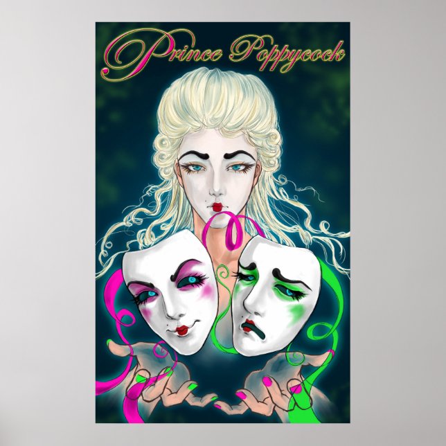 Póster Poster de comedia y tragedia (Frente)