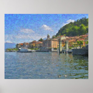 Póster Poster de Como de Bellagio, lago