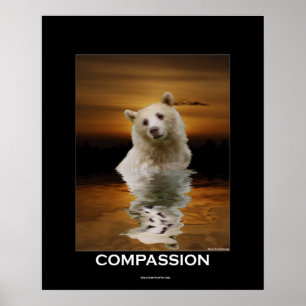 Póster POSTER DE COMPASIÓN (oso espiritual)
