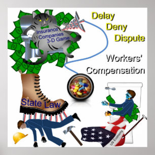 Póster POSTER de Compensación de Trabajadores de Estados