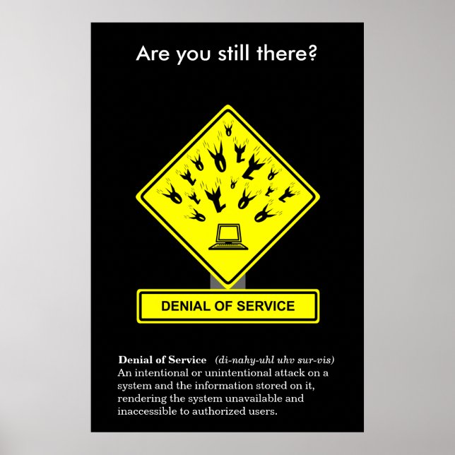 Póster Poster de Concienciación sobre la Denegación de Se (Frente)