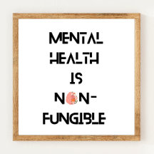 Poster de concientización sobre salud mental impre
