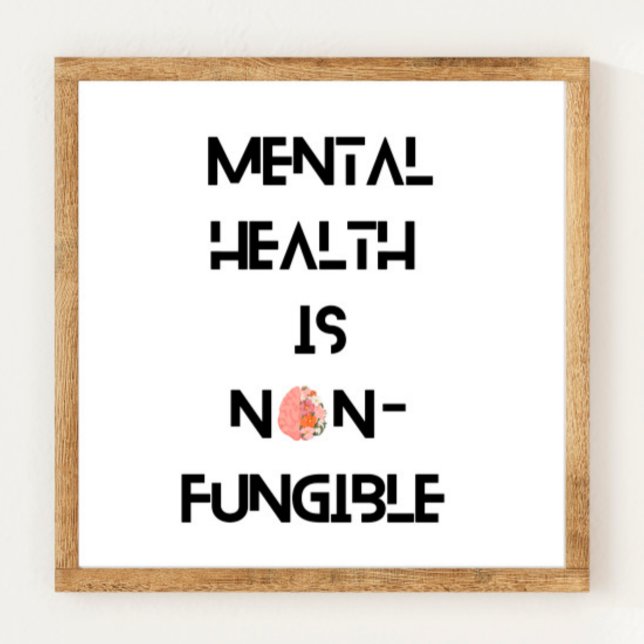 Póster Poster de concientización sobre salud mental impre (Subido por el creador)