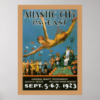 Póster Poster de Concurso de la Ciudad Atlántica