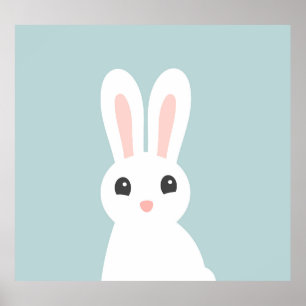 Póster Poster de conejito de bebé