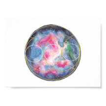 Poster de conexión divina / plantilla de cristalgr