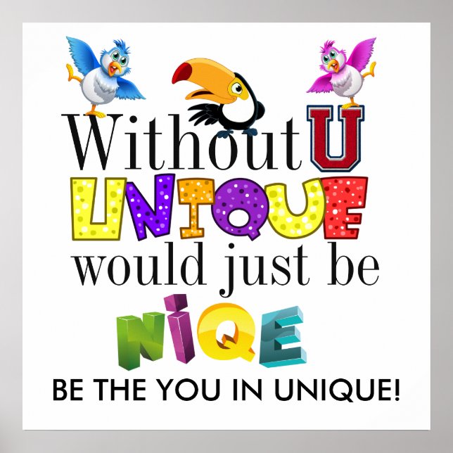 PÓSTER POSTER DE CONFIANZA ÚNICA (Frente)