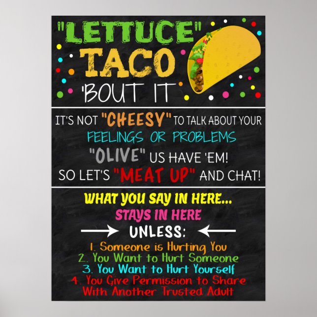 Póster Poster de Confidencialidad de la Oficina de Asesor (Frente)