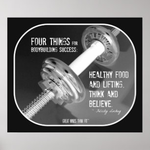 Póster Poster de Construcción de Cuerpos con presupuesto 