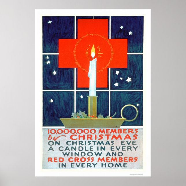 Póster Poster de contratación de Navidades de la Cruz Roj (Frente)