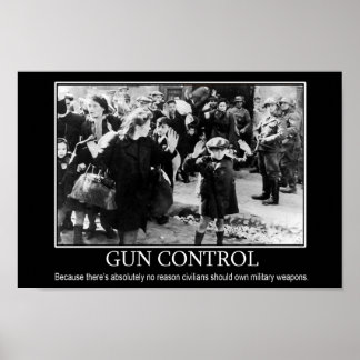 Póster Poster de control de armas