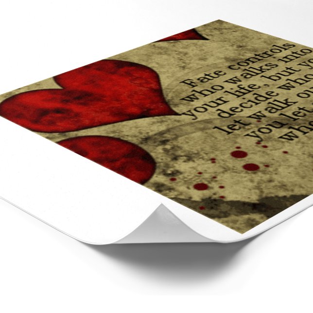 Póster Poster de controles de destino (Esquina)