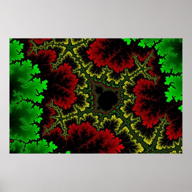 Póster Poster de coral collage (Frente)