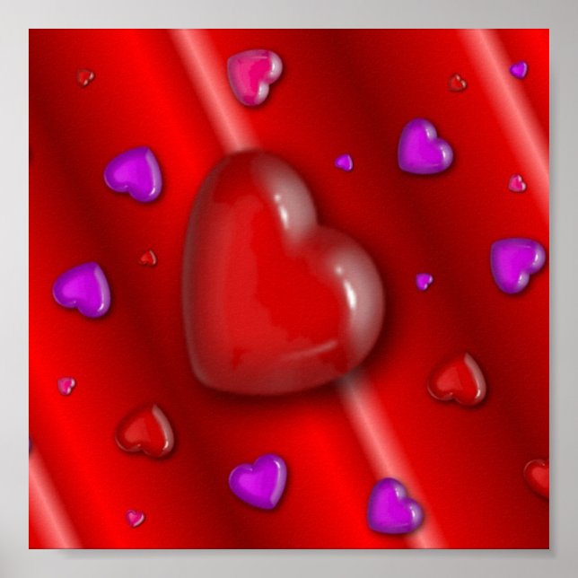 Póster Poster de corazón (Frente)