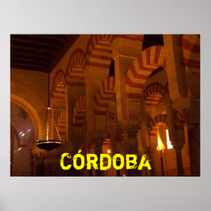 Póster Poster de Córdoba Mezquita-Catedral España
