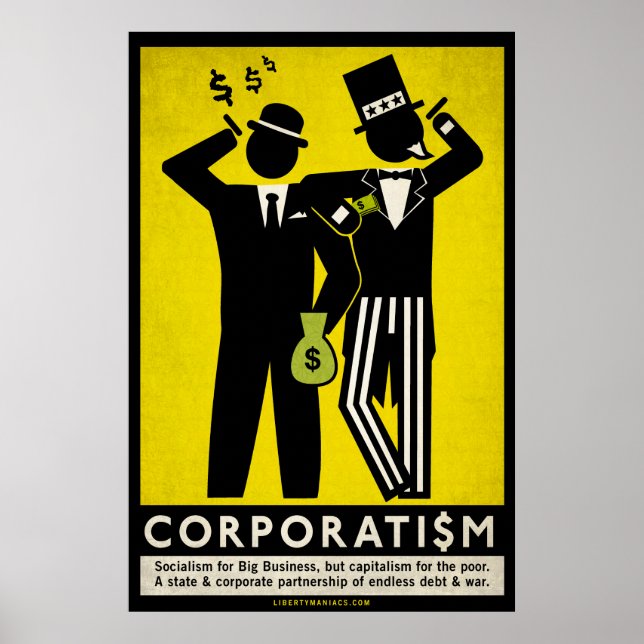 Póster Poster de corporativismo (Frente)