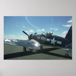 Póster Poster de Corsair F4U-1