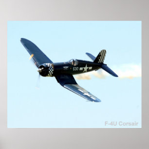 Póster Poster de Corsair F-4U