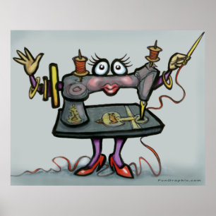Póster Poster de costura