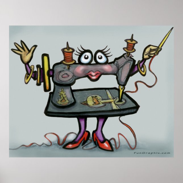 Póster Poster de costura (Frente)