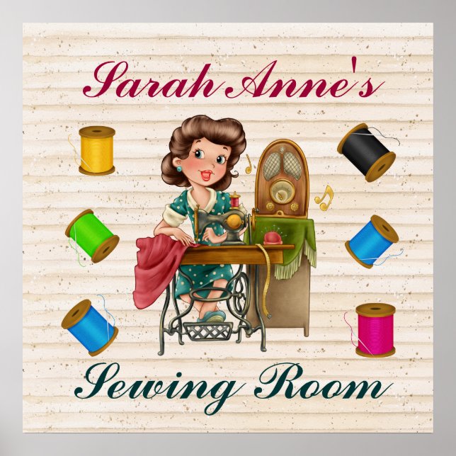 Póster Poster de costura - SRF (Frente)