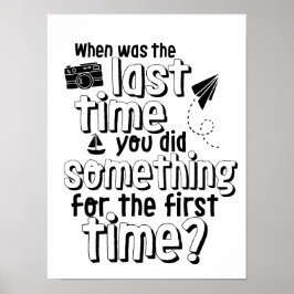 Póster Poster de Cotización de Viajes de Aventura de Vida