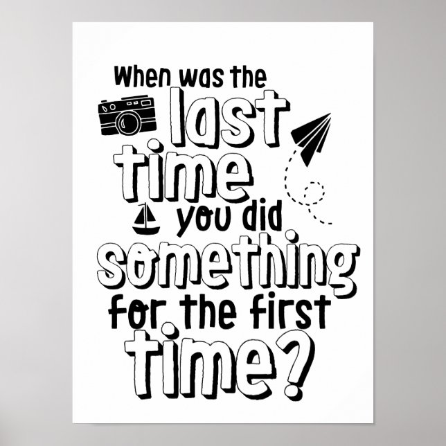 Póster Poster de Cotización de Viajes de Aventura de Vida (Frente)