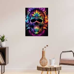 Póster Poster de cráneo