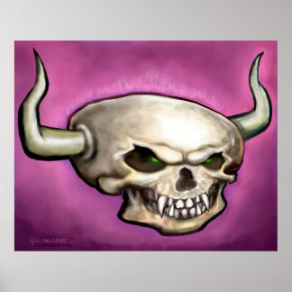 Póster Poster de cráneo
