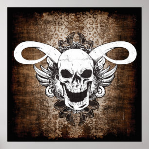 Póster Poster de cráneo