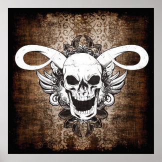 Póster Poster de cráneo