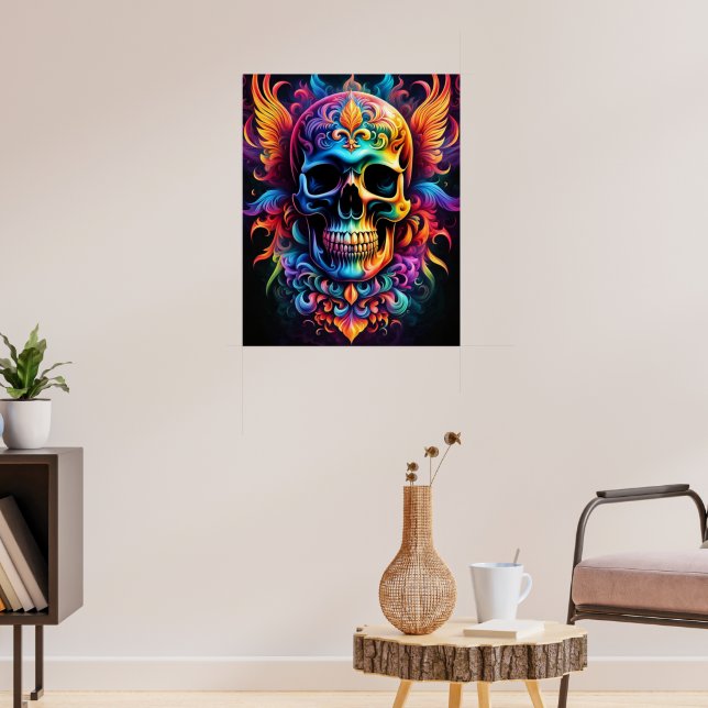 Póster Poster de cráneo (Salón 3)