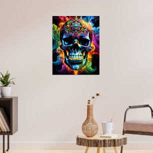 Póster Poster de cráneo