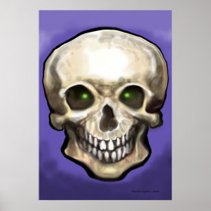 Póster Poster de cráneo