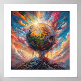 Póster Poster de Creación de Tierra