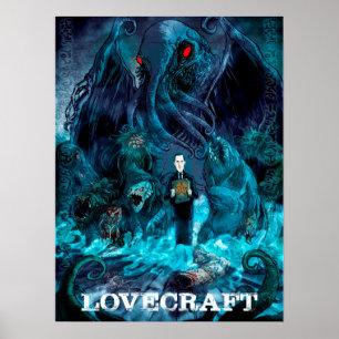 Póster Poster de creaciones de Lovecraft
