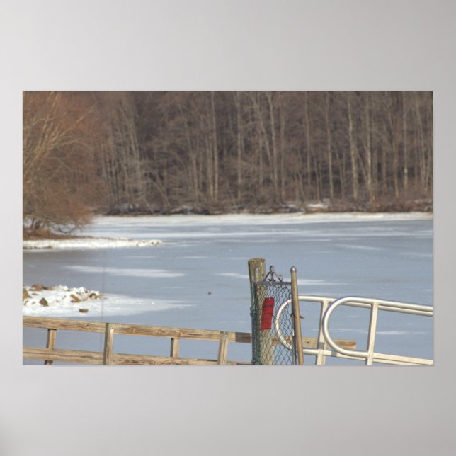 Póster Poster de Creek Congelado (Frente)