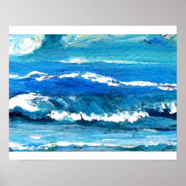 Póster Poster de Cricket Diane Ocean - Baile de olas