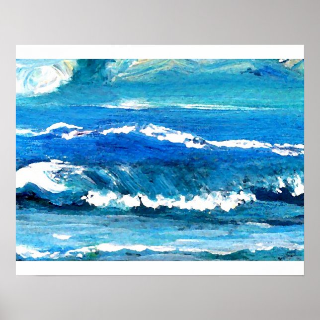 Póster Poster de Cricket Diane Ocean - Baile de olas (Frente)