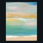 Póster Poster de Cricket Diane Ocean Beach - Día de veran<br><div class="desc">Una pintura original mía,  CricketDiane de un hermoso día de verano en la playa en un estilo impresionista lleno de emoción y expresión hacen de esta playa/océano poster,  una gran decoración de arte. Hermoso arte playero. Arte oceánico/playa de CricketDiane y Cricket House Studios Art and Design.</div>
